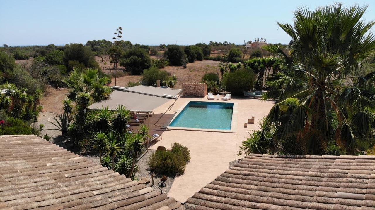 Finca Casa Mas Santanyi Bagian luar foto